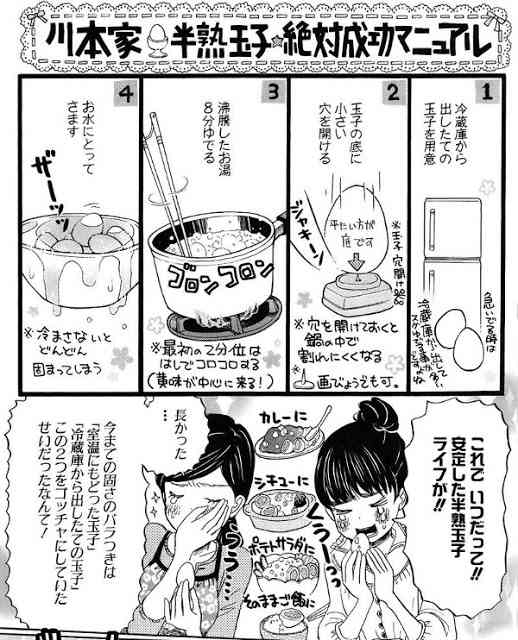 半熟卵を上手に作りたい