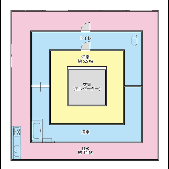 面白い間取り画像を貼って みんなで突っ込んでいくトピ