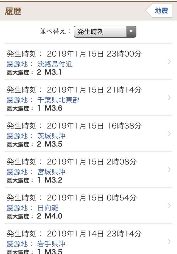 地震の体感ある人の話を聞きたい。