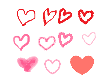 ハートマークを描いて214コメント目指すトピ