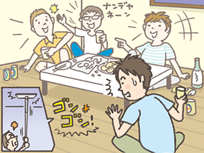 壁が薄い物件あるある