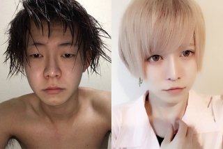 メイクの前と後でどれくらい顔変わりますか？