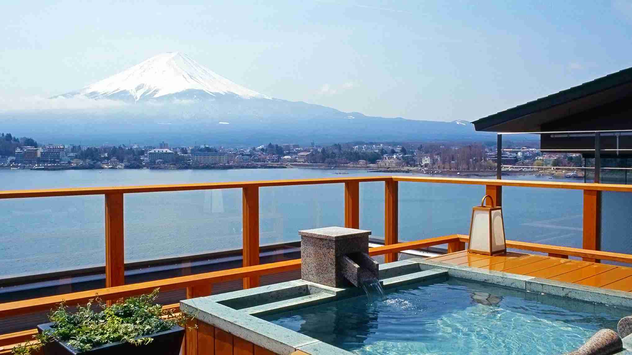 富士山が見える旅館に泊まりたい！