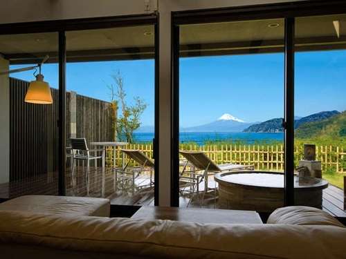 富士山が見える旅館に泊まりたい！