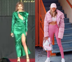 「綺麗なお腹」「脚長すぎ」ローラ、美ボディ際立つ全身ピンクコーデに絶賛の声！