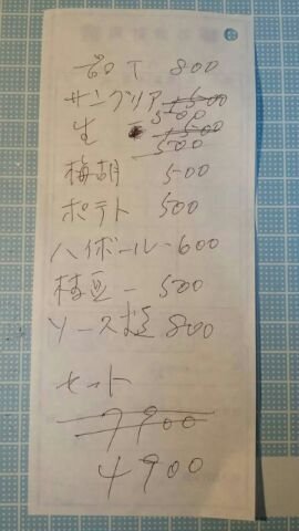 旦那の晩酌