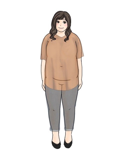 親近感が湧く体型の画像を貼るトピ