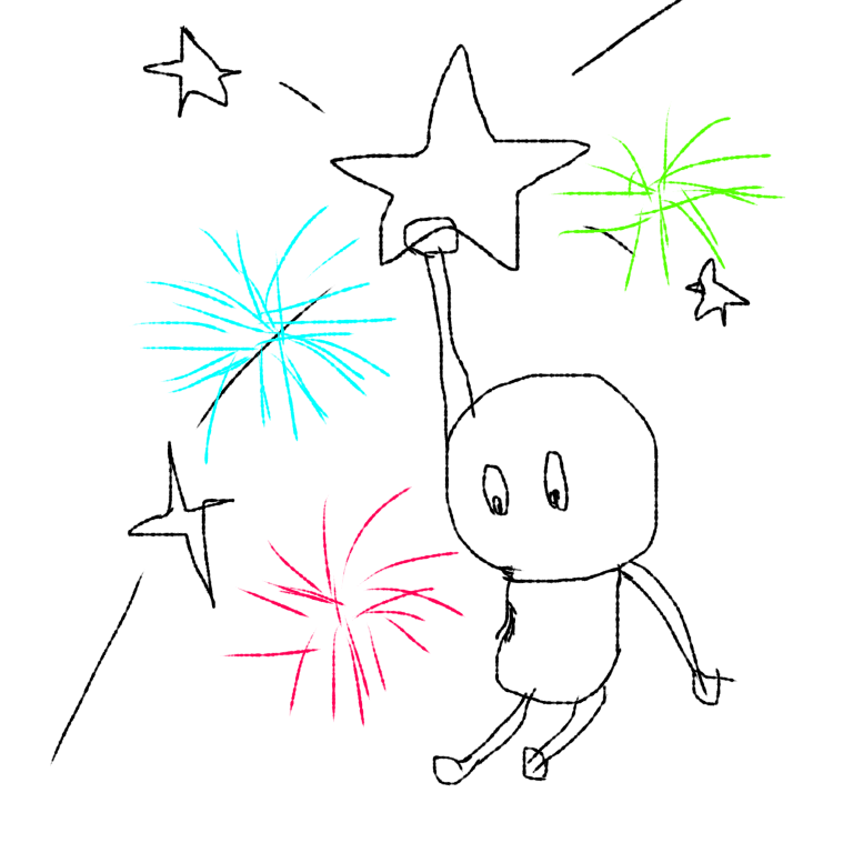 曲の一部分を絵で描いてタイトルがわかったらプラス