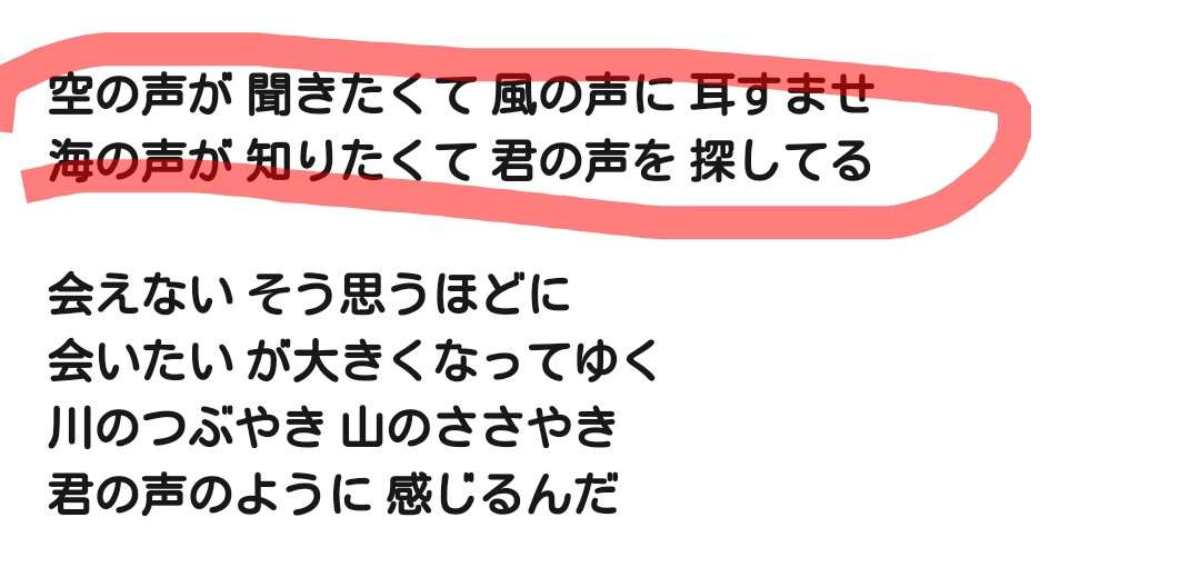 曲の一部分を絵で描いてタイトルがわかったらプラス