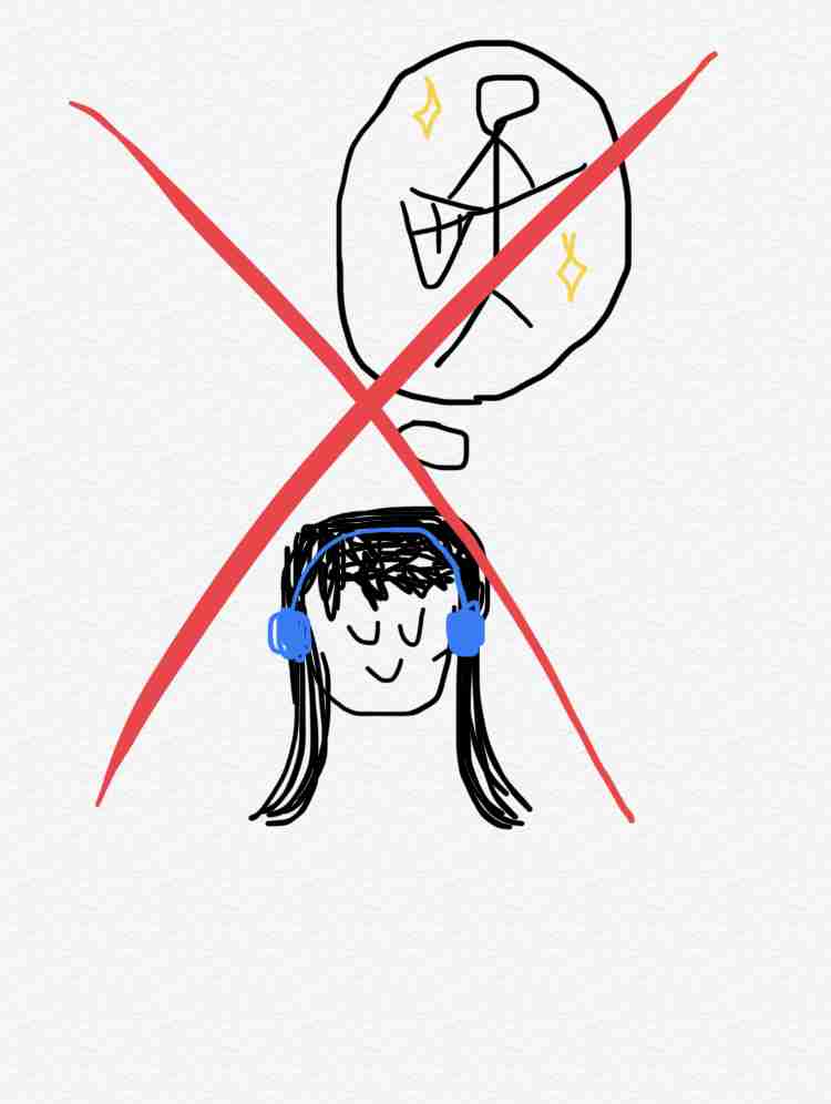 曲の一部分を絵で描いてタイトルがわかったらプラス