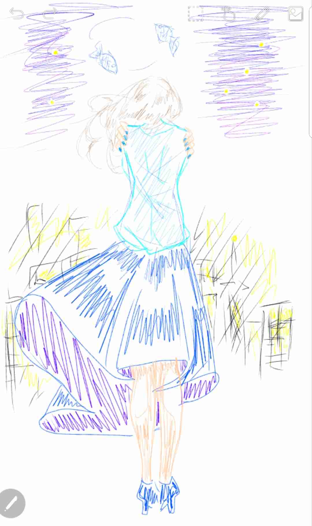 曲の一部分を絵で描いてタイトルがわかったらプラス
