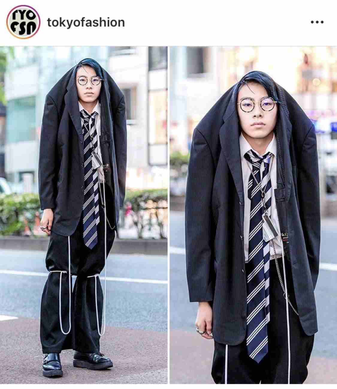 奇抜なファッションを見るのが好きな人