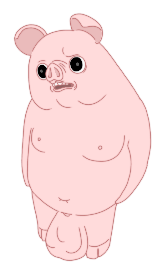 とんかつ屋の前に置かれた 豚へと改造された狸 の表情 瞳の闇が深い 訴えてくるものがある ガールズちゃんねる Girls Channel