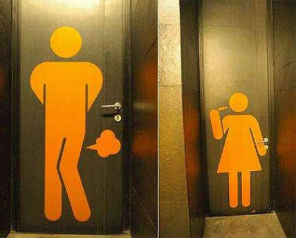 【画像トピ】世界のトイレマーク！