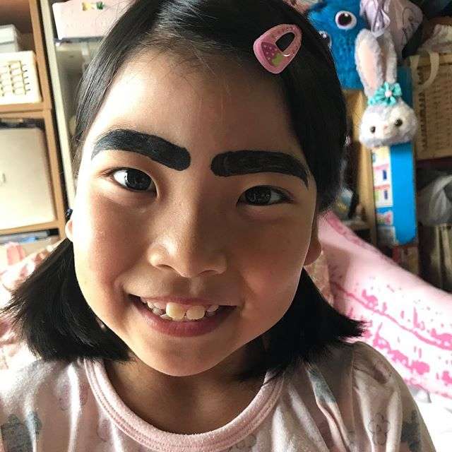 クイズ！誰のおでこでしょう