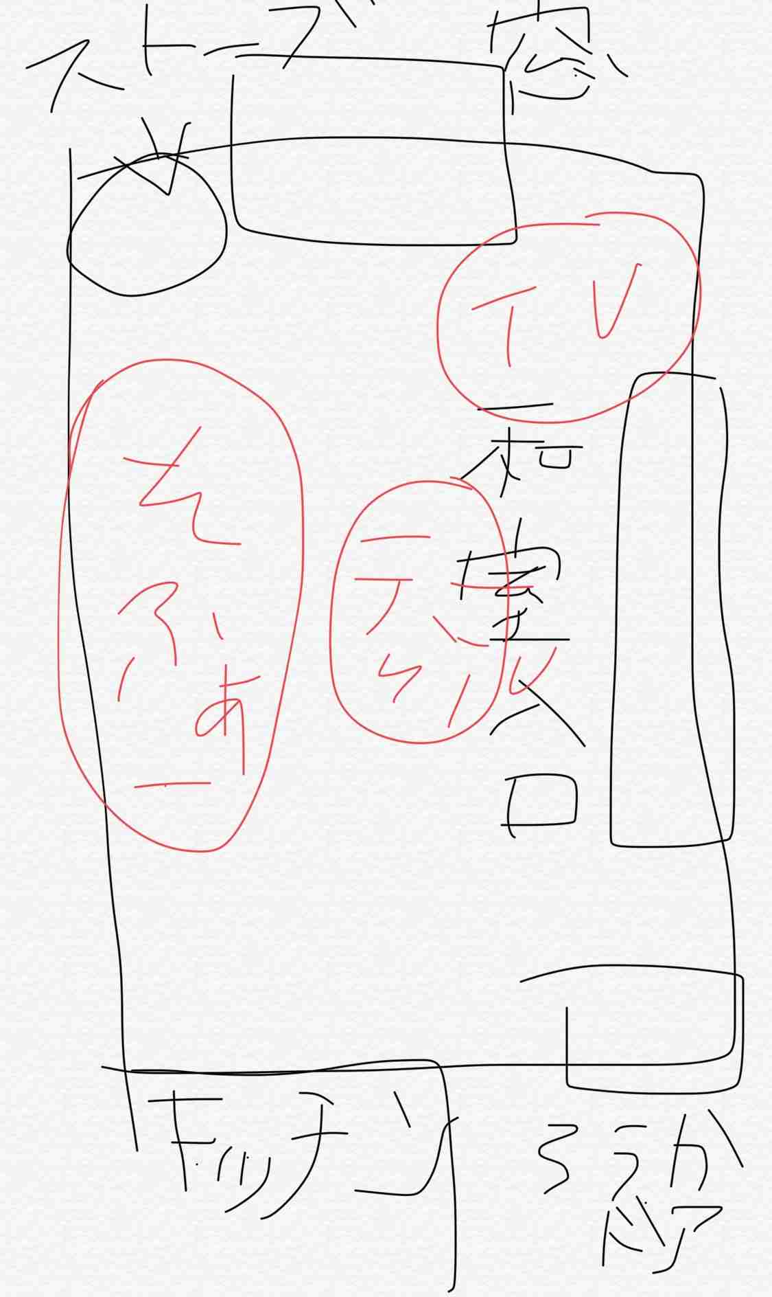 家具・家電の配置相談をするトピ