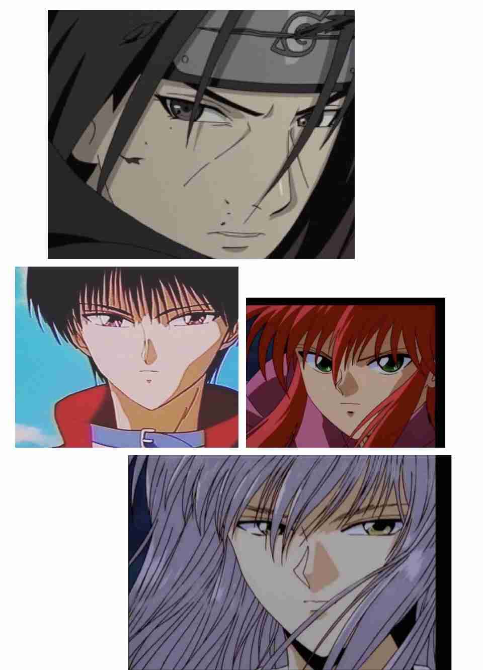 端正な顔立ちのアニメキャラ