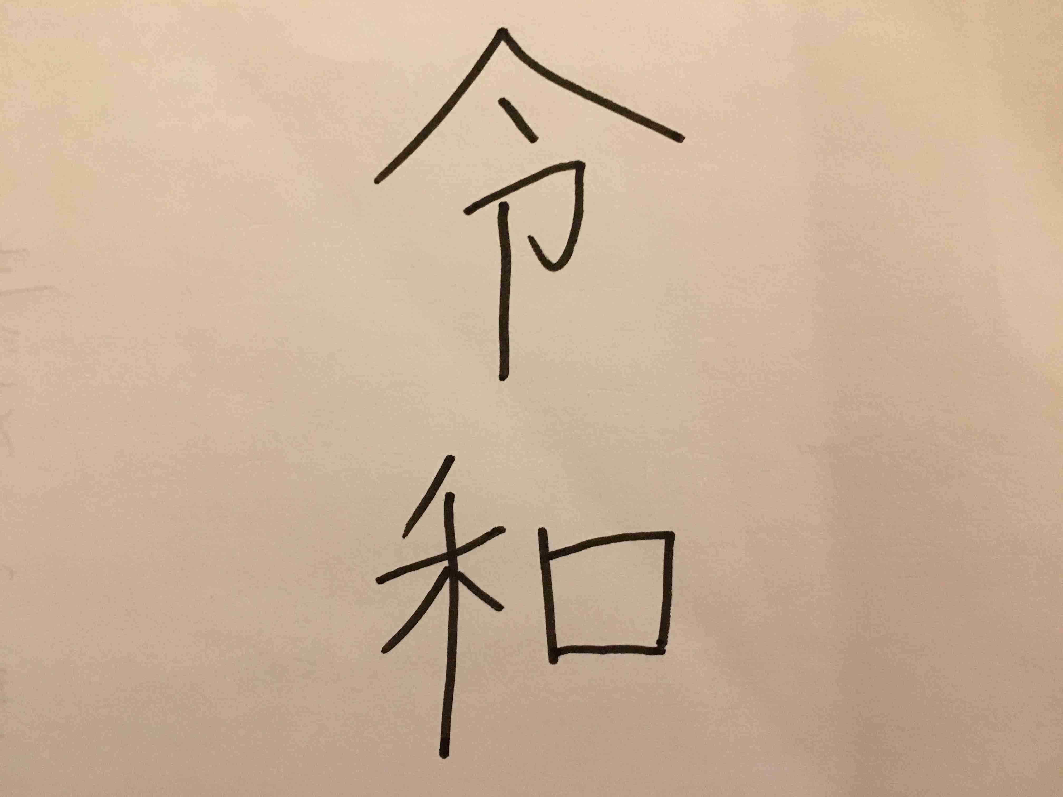 手書きで新元号！