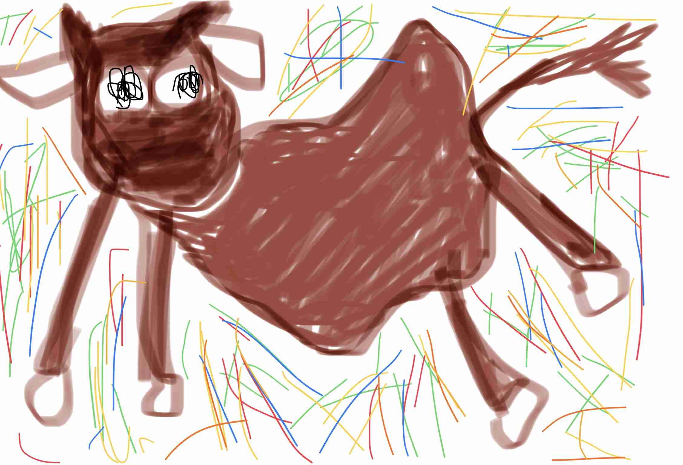 有名な芸術作品を記憶を頼りに描いてみて、何かわかったらプラス