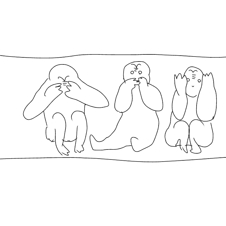 有名な芸術作品を記憶を頼りに描いてみて、何かわかったらプラス