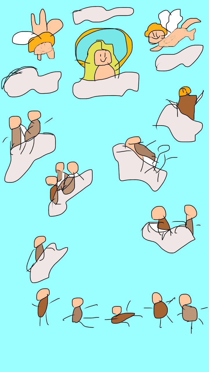 有名な芸術作品を記憶を頼りに描いてみて、何かわかったらプラス