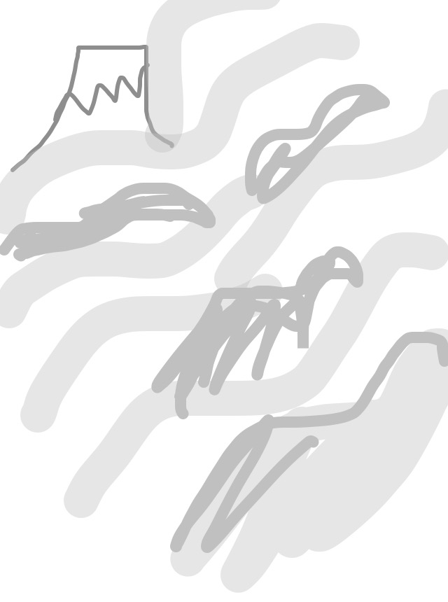 有名な芸術作品を記憶を頼りに描いてみて、何かわかったらプラス