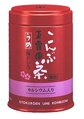 梅昆布茶が好き