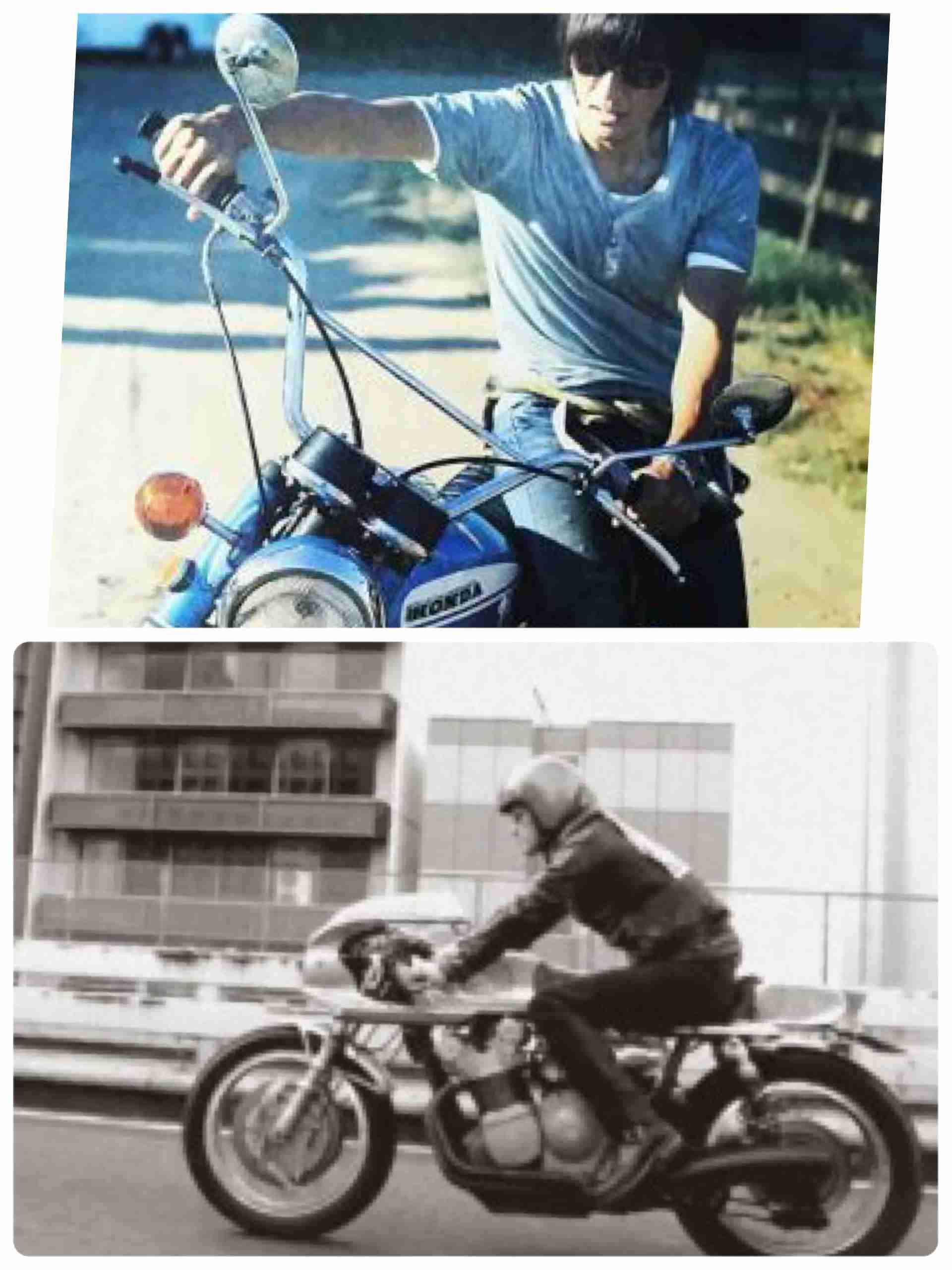 バイクに乗る有名人の画像を貼るトピ