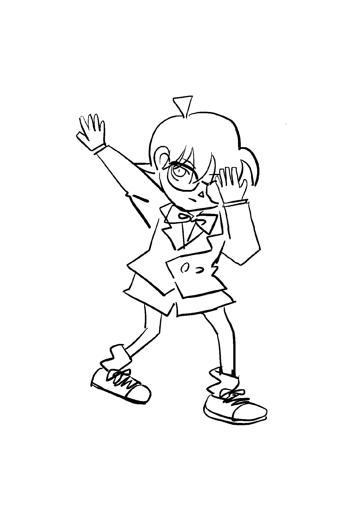 記憶だけで少年漫画を書いて当ててもらうトピ