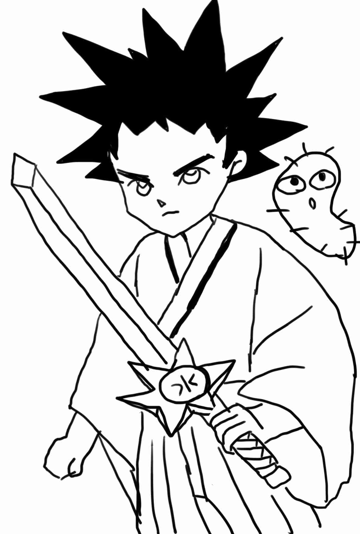 記憶だけで少年漫画を書いて当ててもらうトピ