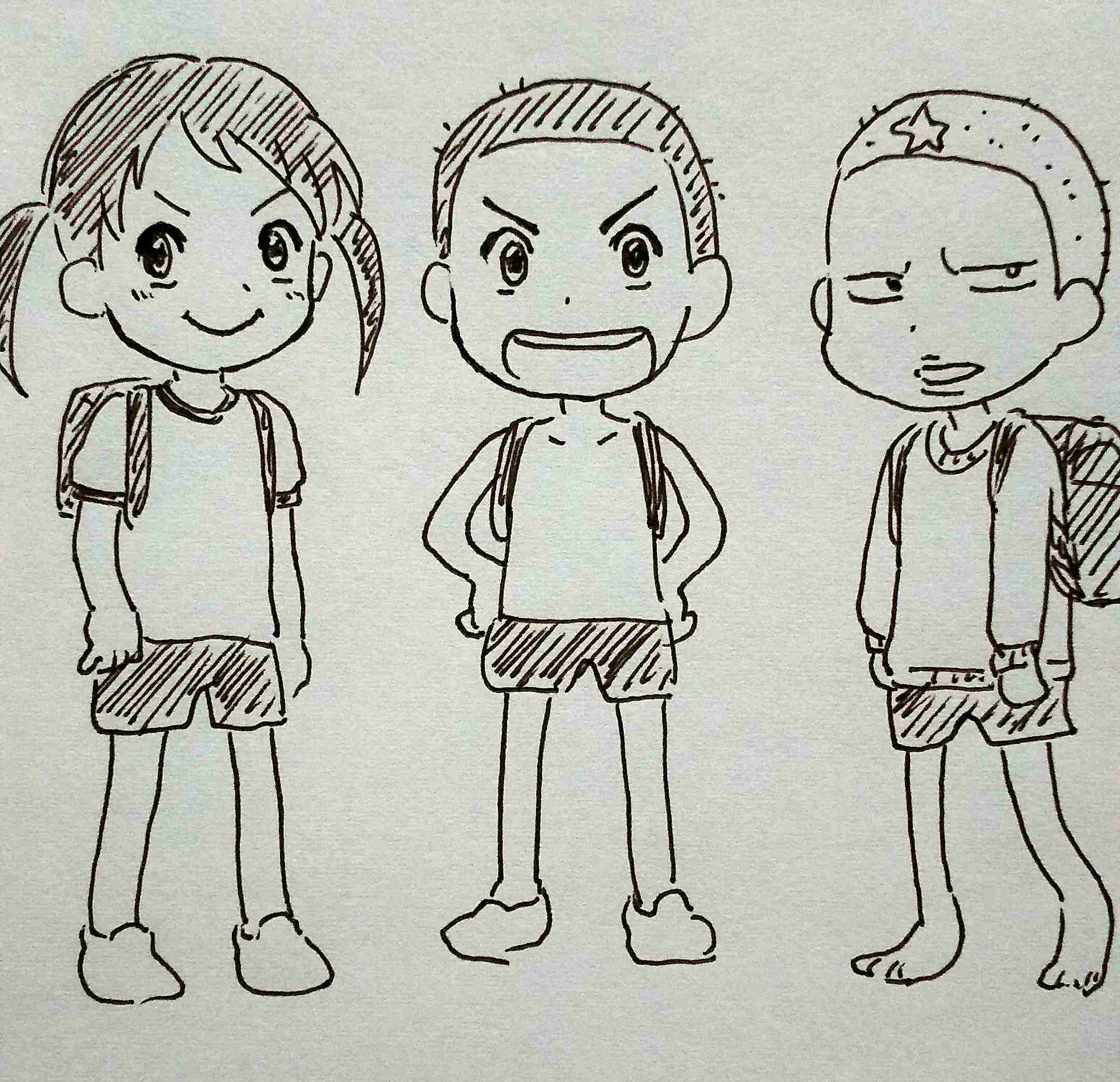 記憶だけで少年漫画を書いて当ててもらうトピ