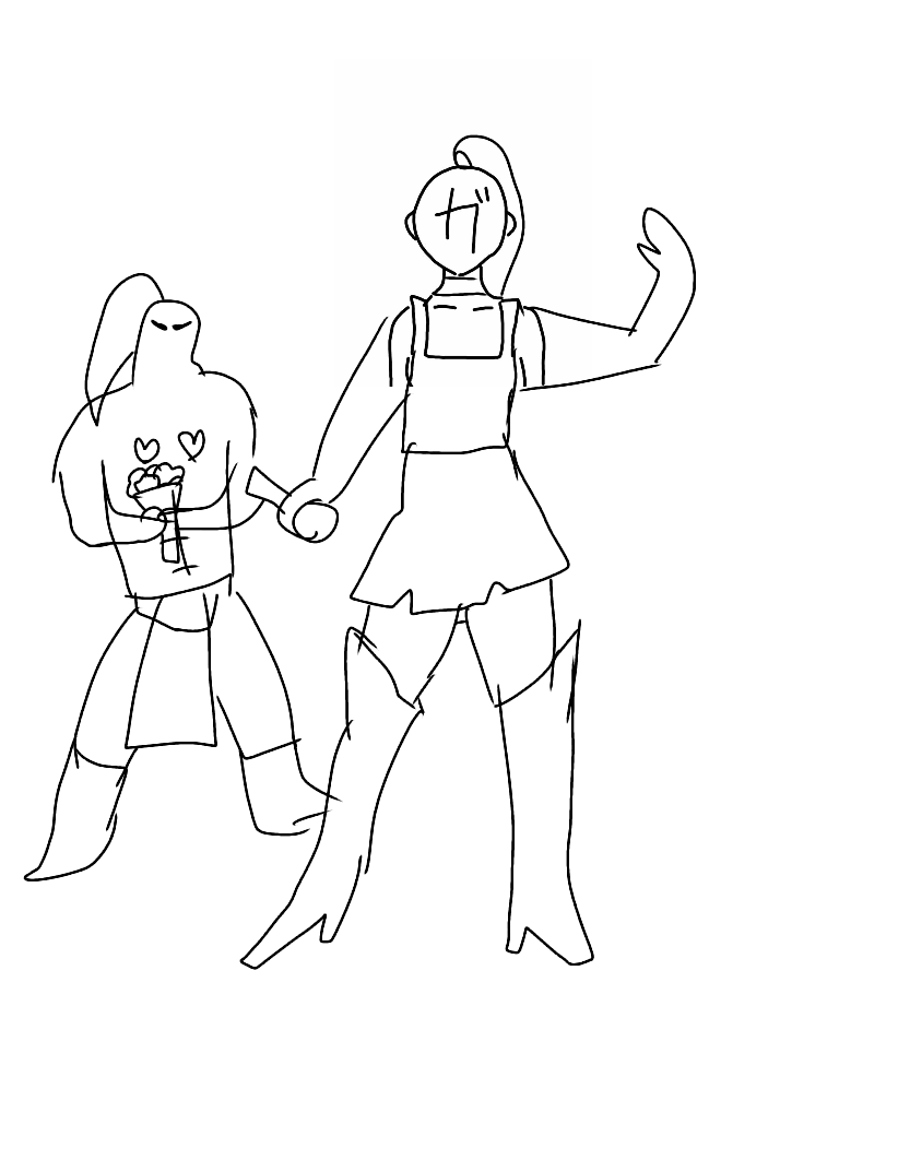 【ネタ】ガル子ちゃんの結婚式【お絵描き】