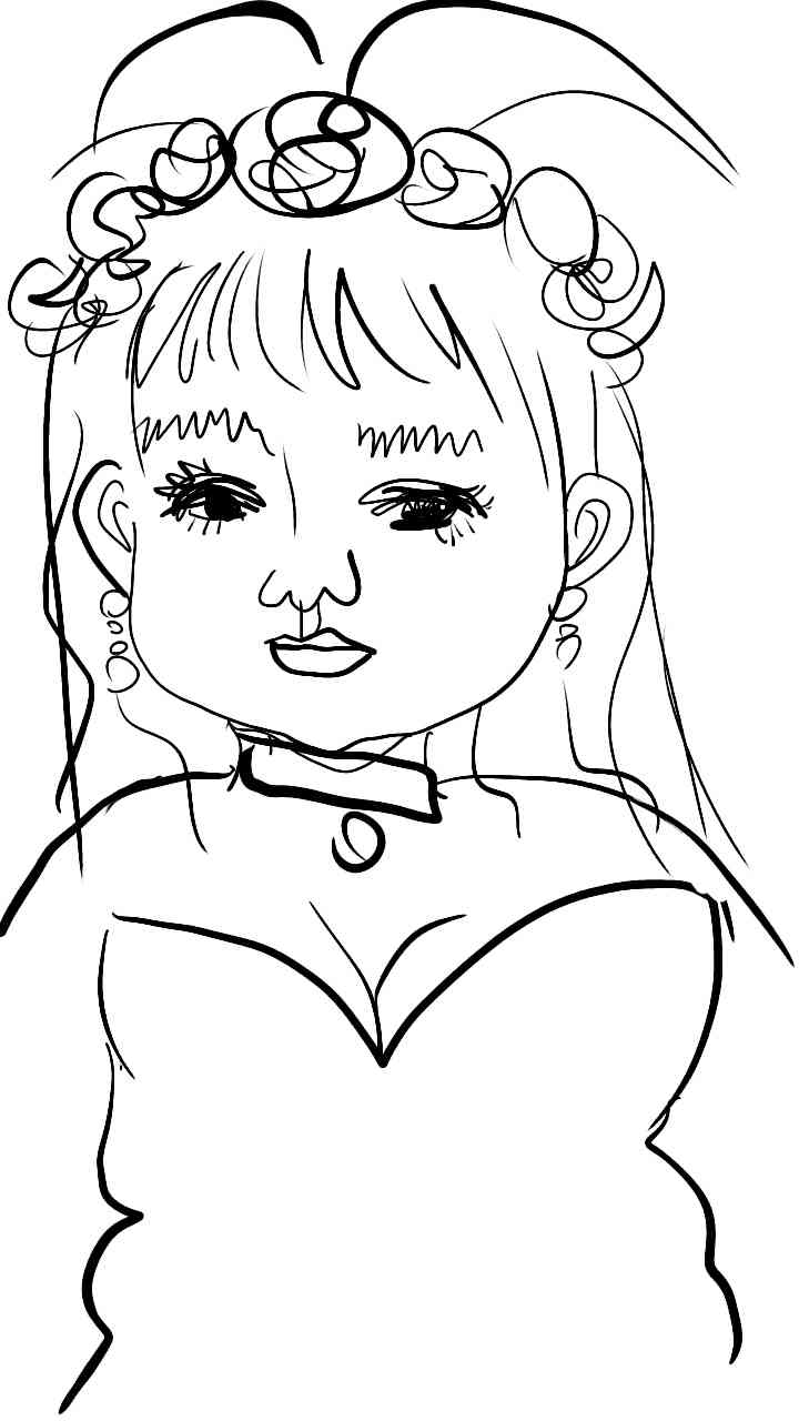 【ネタ】ガル子ちゃんの結婚式【お絵描き】