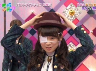 顔が小さい人の帽子。