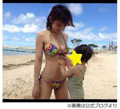 熊田曜子、美ボディを堂々披露も批判の声「子供がかわいそう」「いつも古臭いし下品」