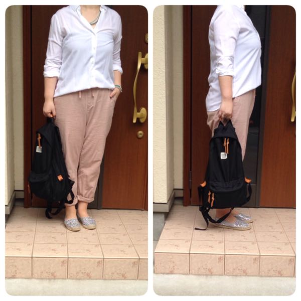 シャツの一部をインする