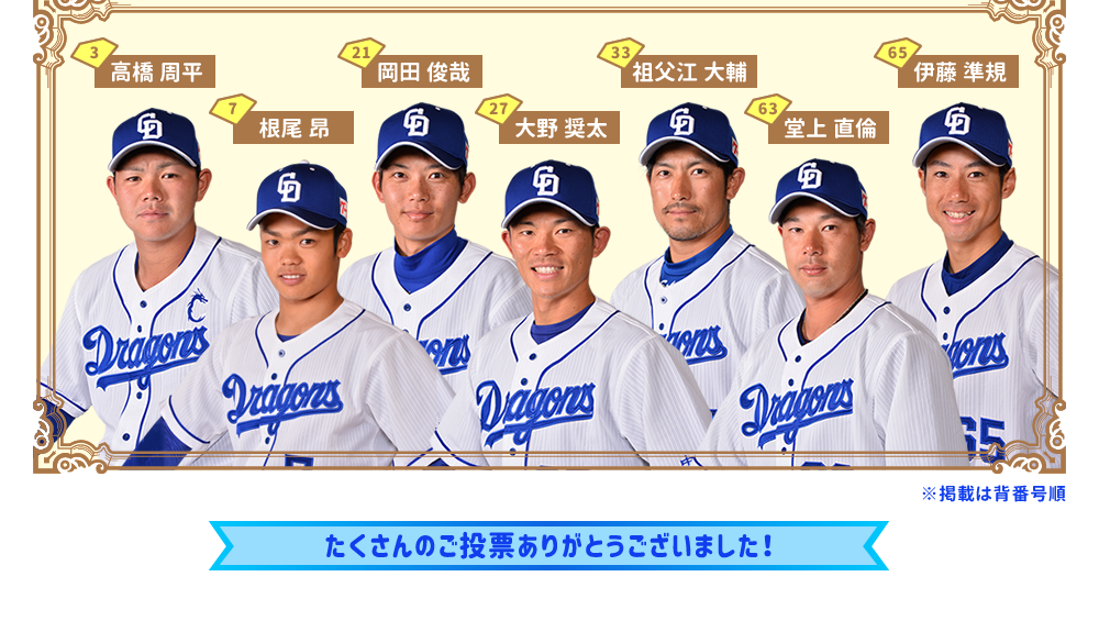 中日ドラゴンズ大好き！