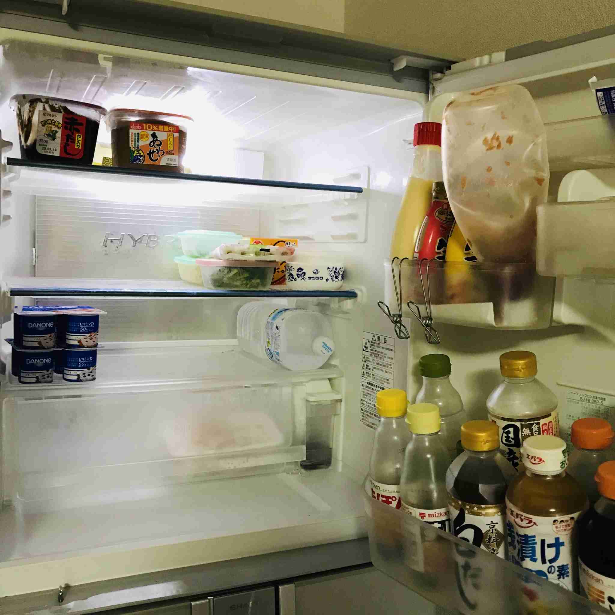 冷蔵庫の中身を見せよう！