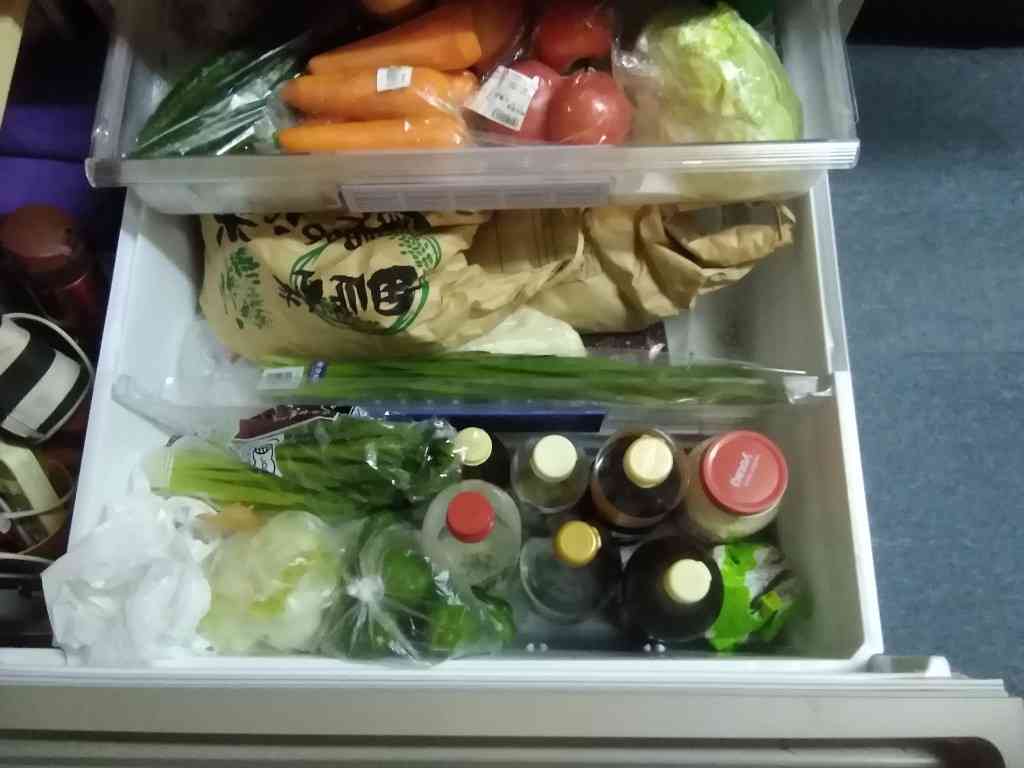冷蔵庫の中身を見せよう！