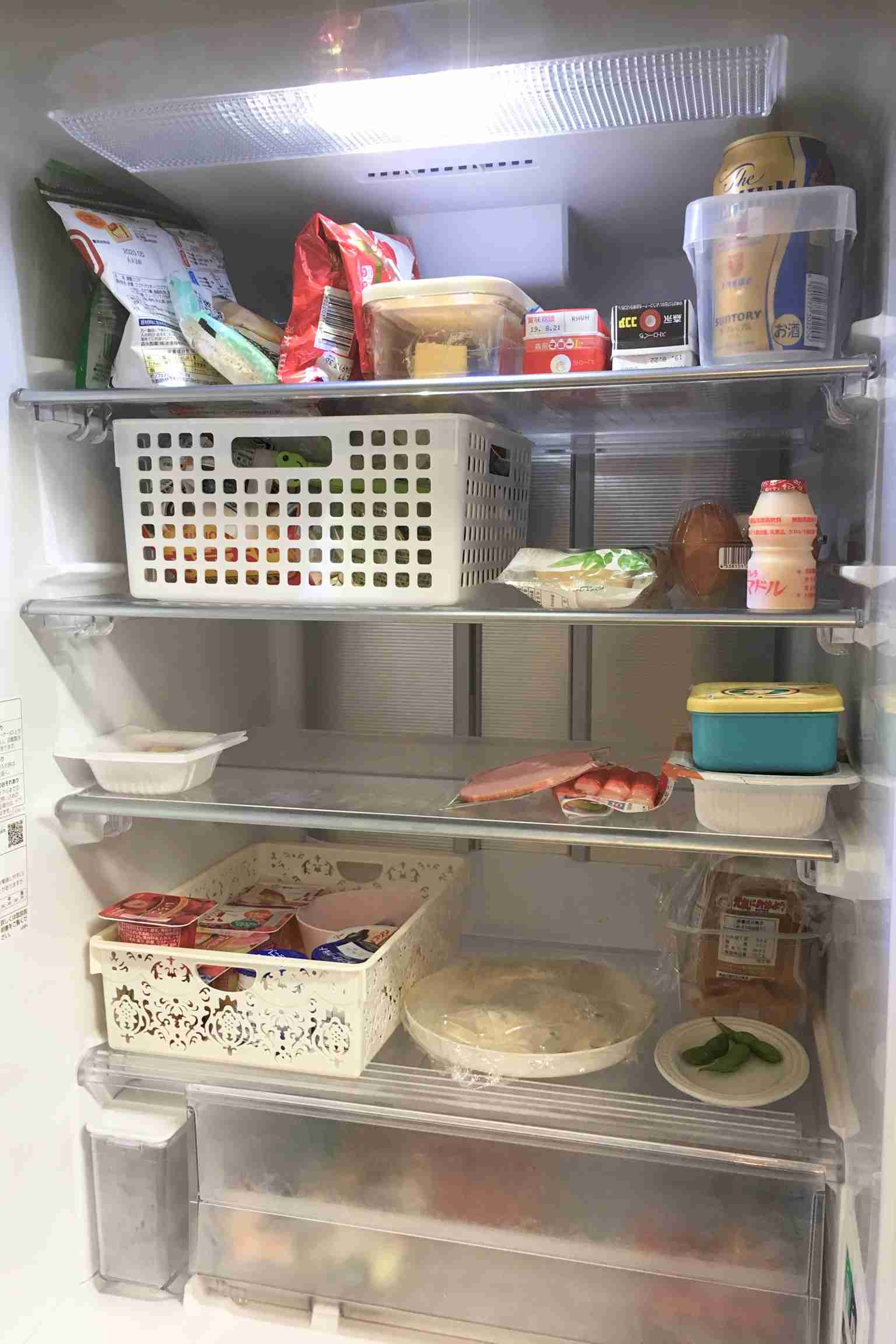 冷蔵庫の中身を見せよう！