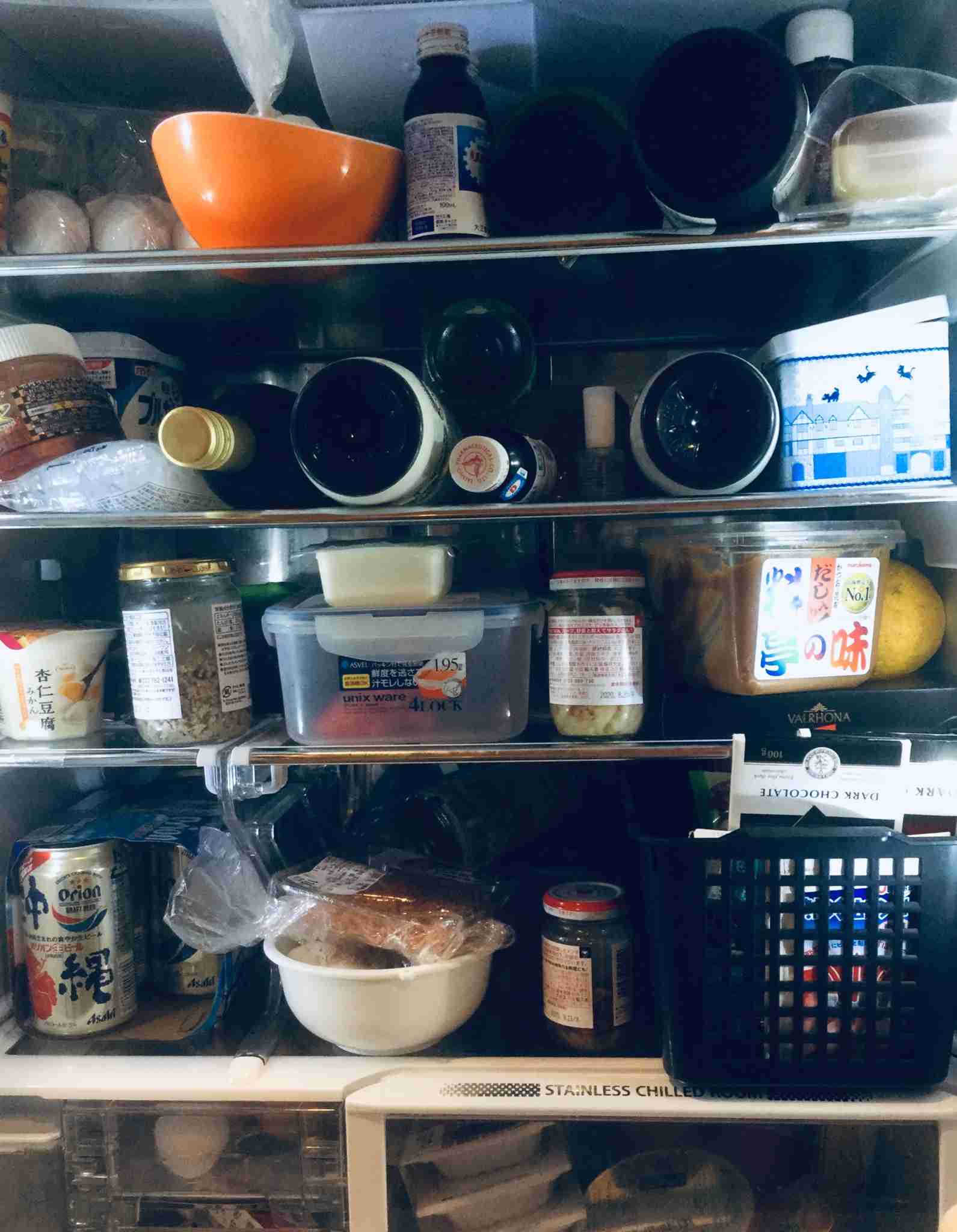 冷蔵庫の中身を見せよう！