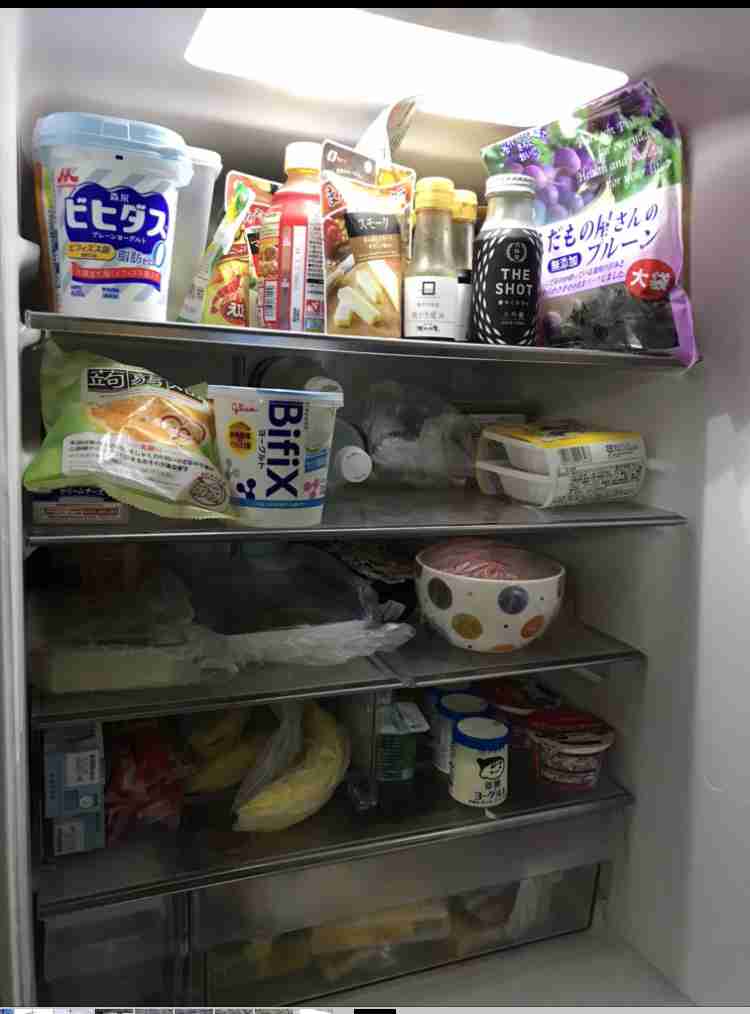 冷蔵庫の中身を見せよう！