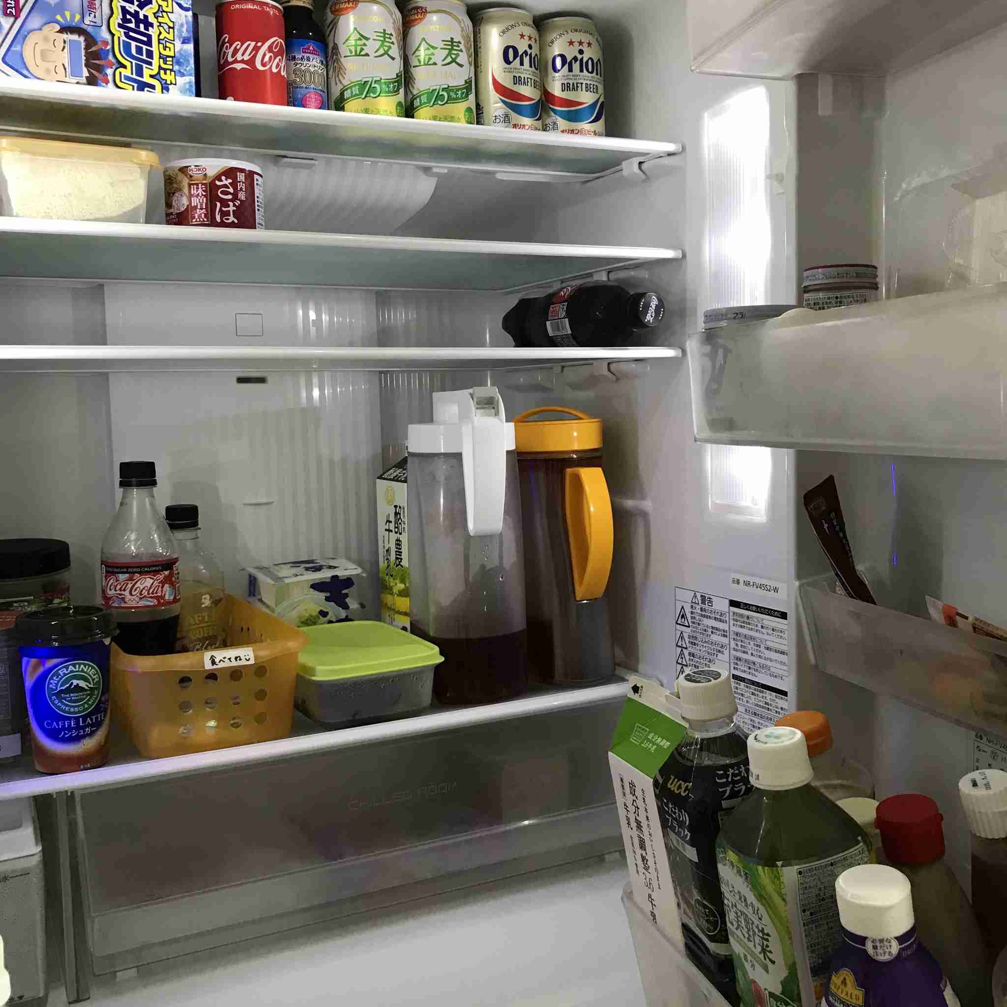 冷蔵庫の中身を見せよう！