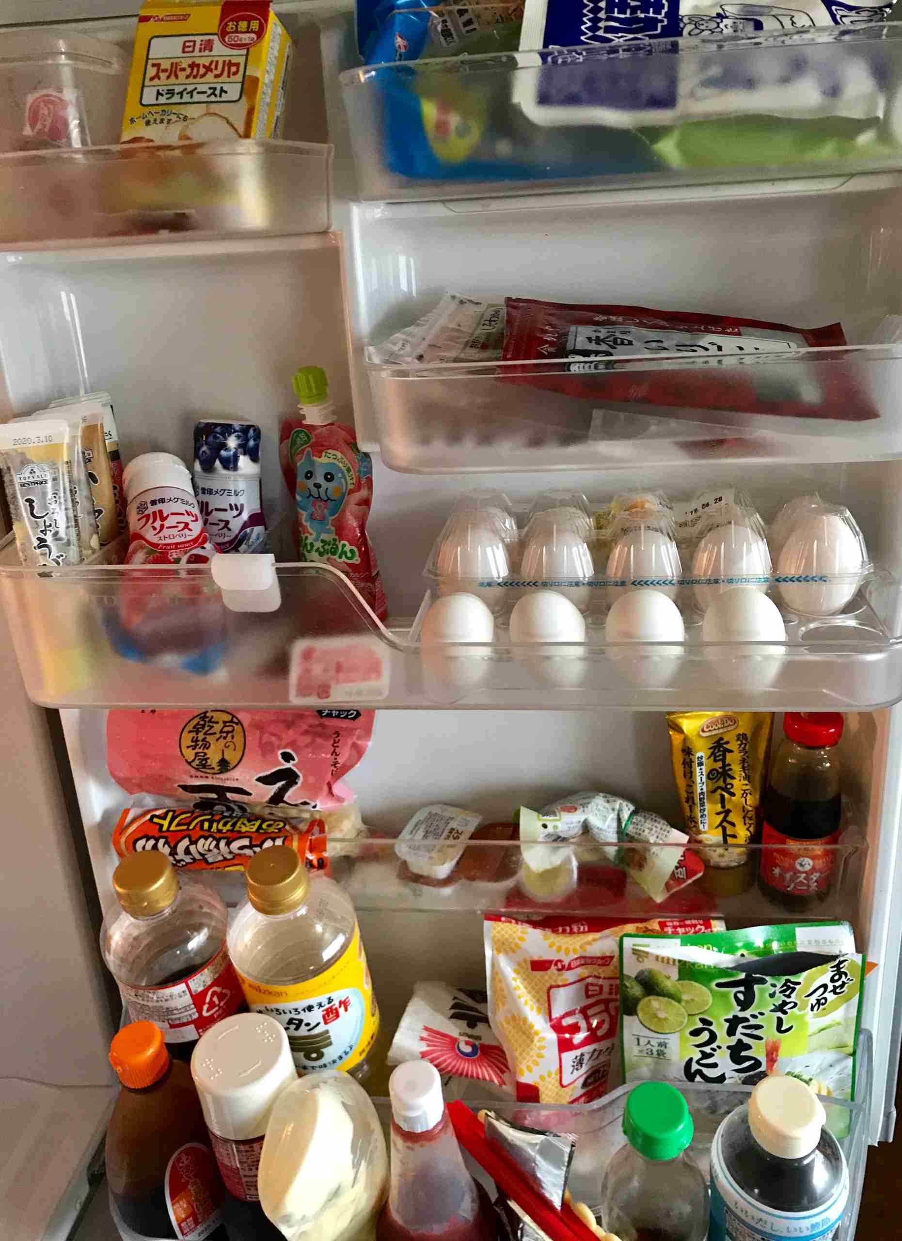 冷蔵庫の中身を見せよう！