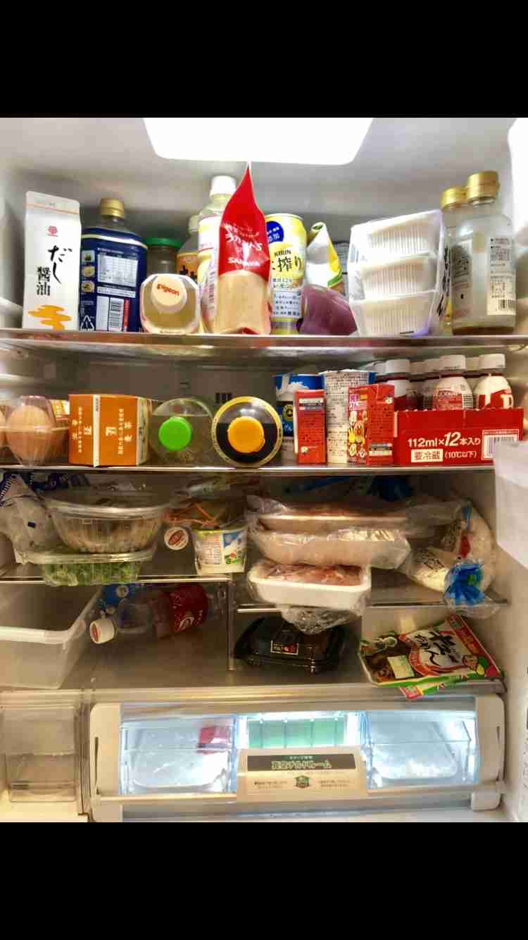 冷蔵庫の中身を見せよう！
