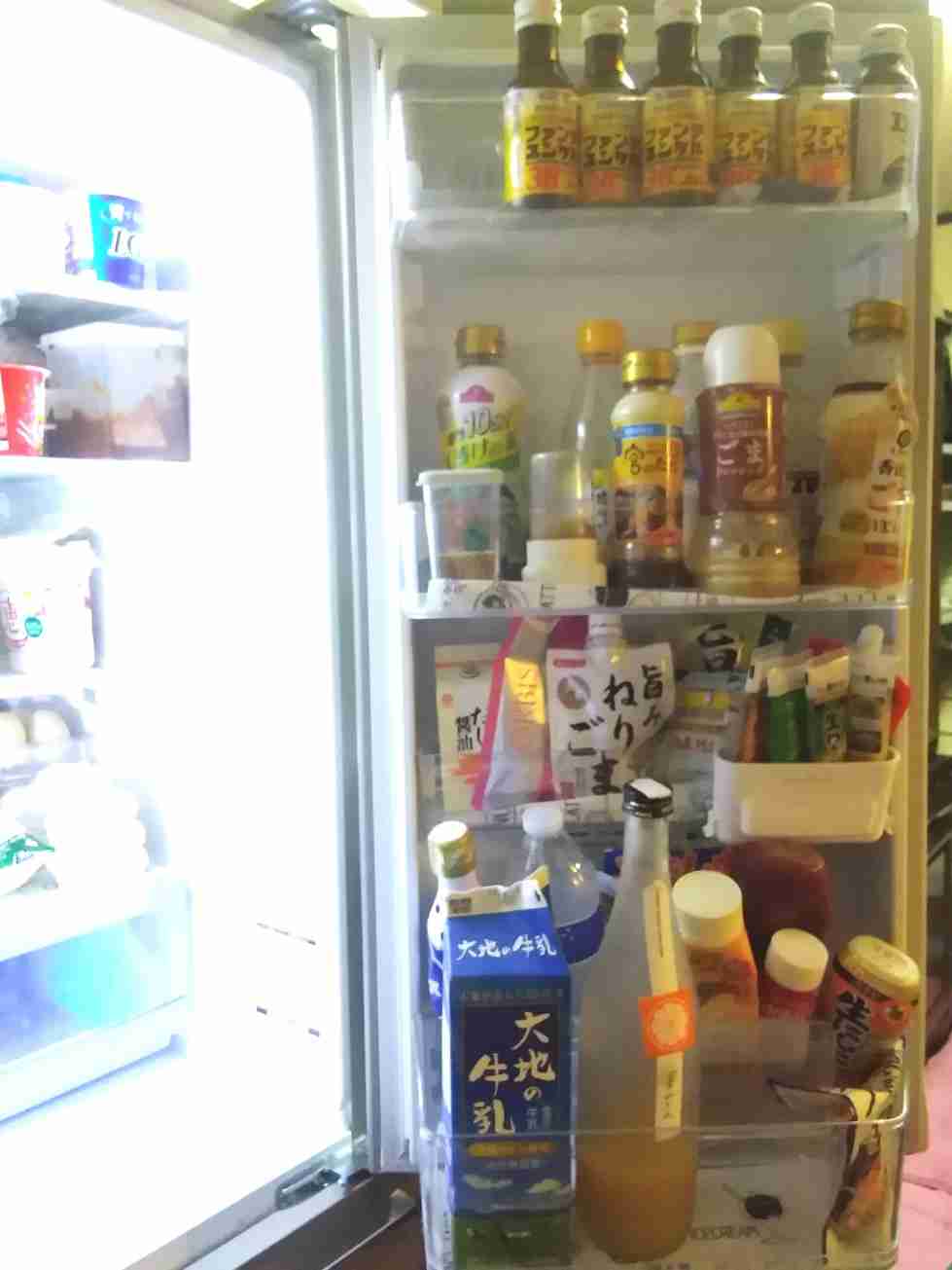 冷蔵庫の中身を見せよう！