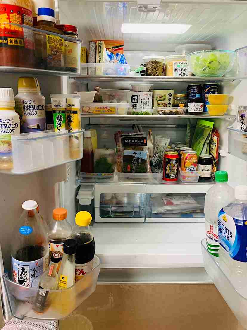 冷蔵庫の中身を見せよう！