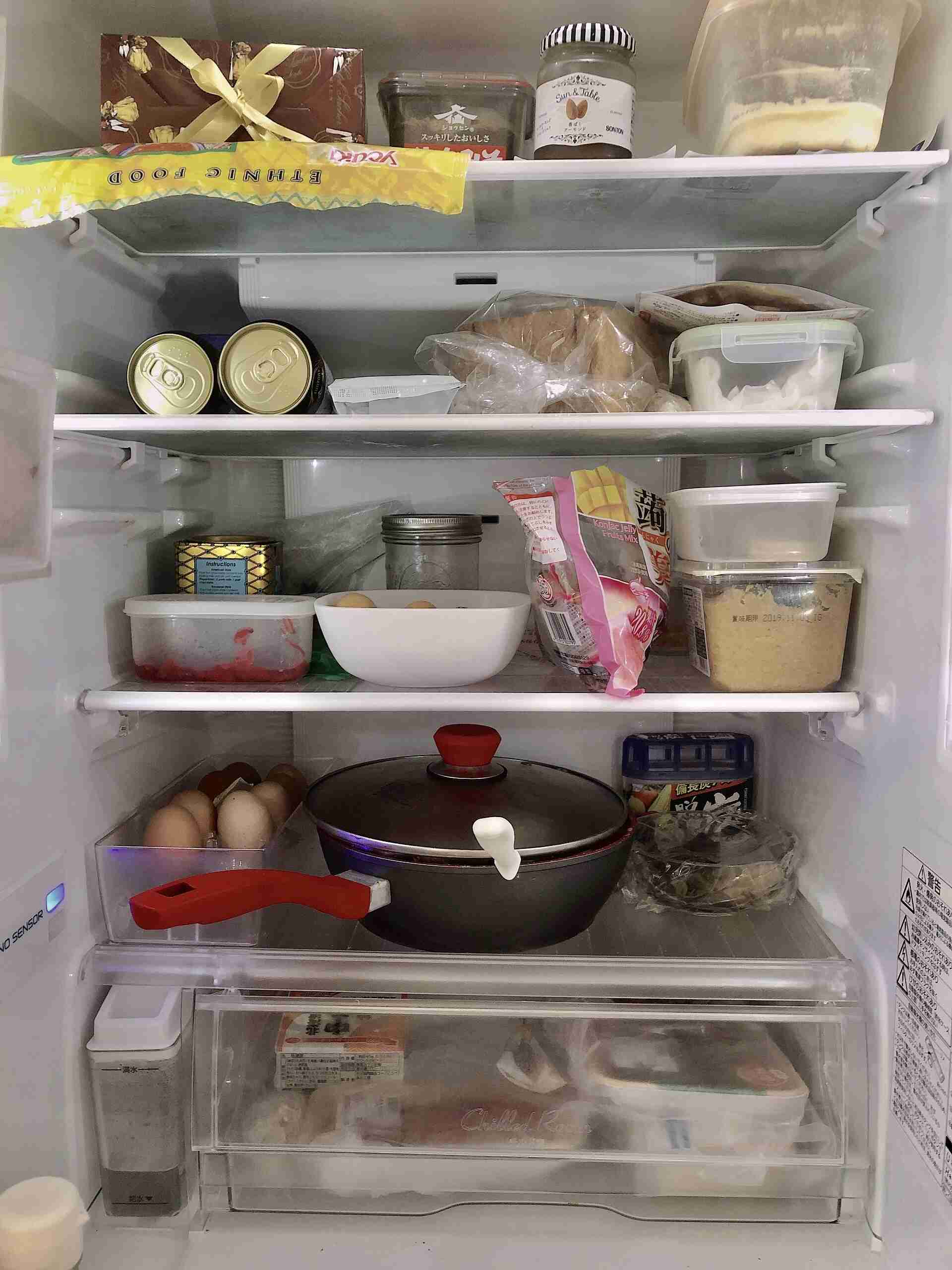 冷蔵庫の中身を見せよう！