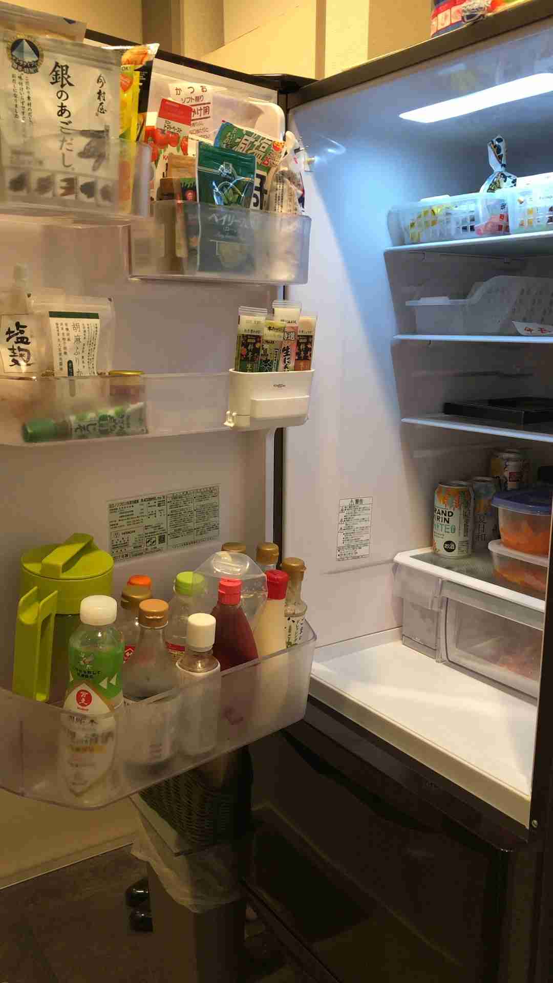 冷蔵庫の中身を見せよう！