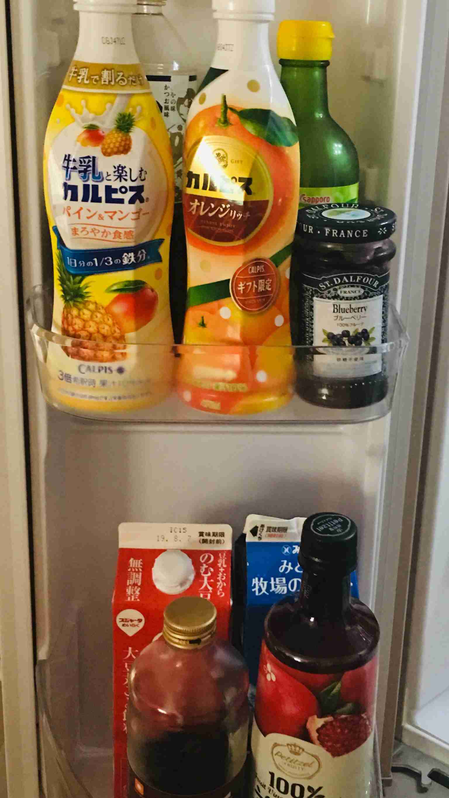 冷蔵庫の中身を見せよう！